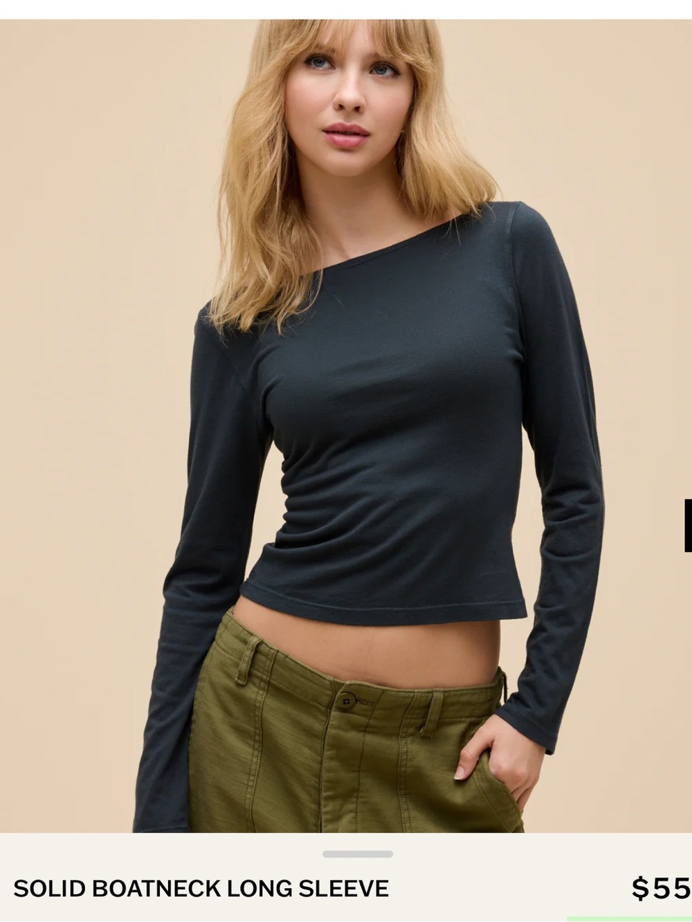 NWT vintage black solid Daydreamer shirt sz XL - runs small!!